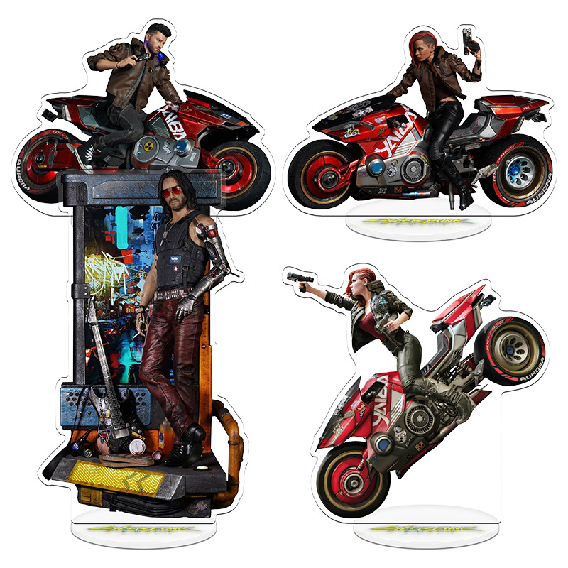 Anime Merchandise For Girls - Cyberpunk 2077 V Spiel-Merchandise Standmodell-Platte Figuren-Display