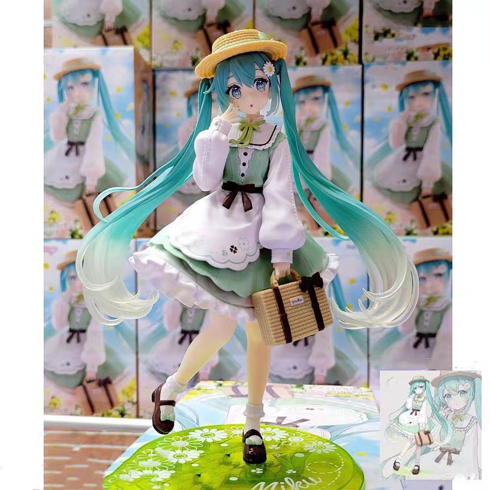 Anime Merchandise For Girls - Hatsune Miku Figur im pastoralen Stil,