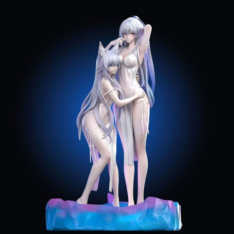 Anime Merchandise For Girls - Hübsches Anime-Mädchenfigur Bai Heng&Mirror Flow, ca.