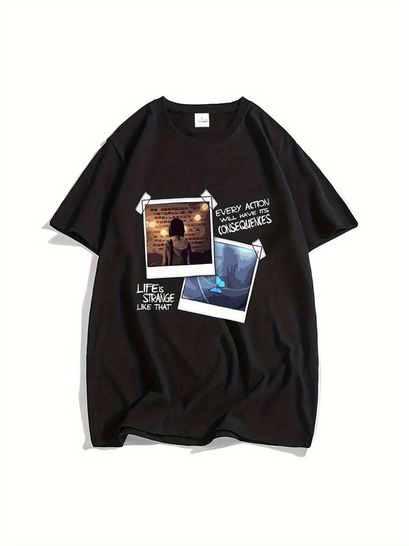 Anime Convention Merchandise - Herren-T-Shirt „Life Is Strange“ mit Grafikdruck