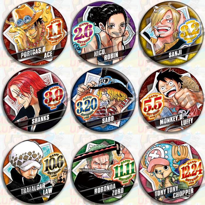 One Piece Anime-Abzeichen-Set, – Luffy Anime Merchandise Bewertung und Preis
