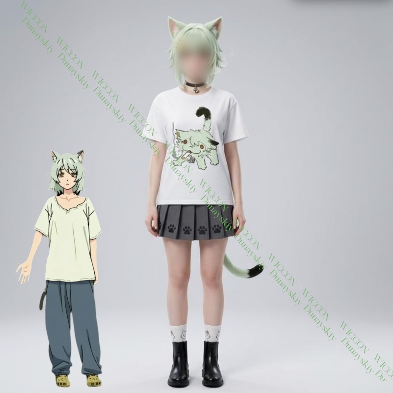 Chainsmoker Cat Yaniko Satou N – Anime Merchandise T-Shirts Bewertung und Preis