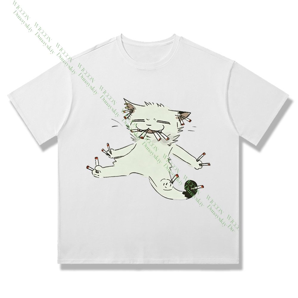 Chainsmoker Cat Yaniko Satou N – Anime Merchandise T-Shirts Bewertung und Preis