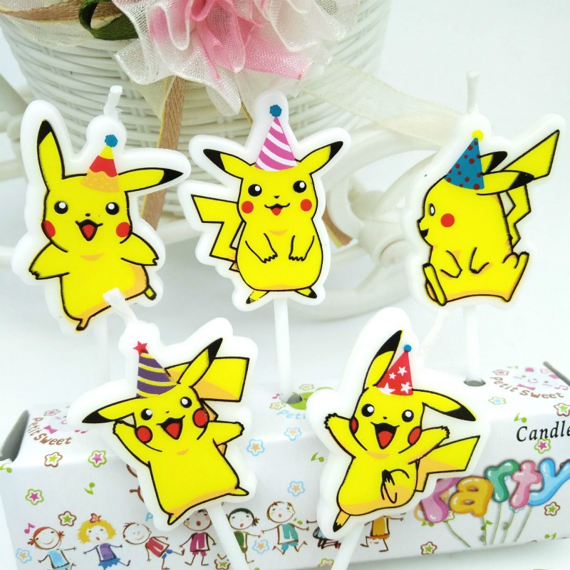 5 teile/los Pokemon Geburtstag – Pokemon Anime Merchandise Bewertung und Preis
