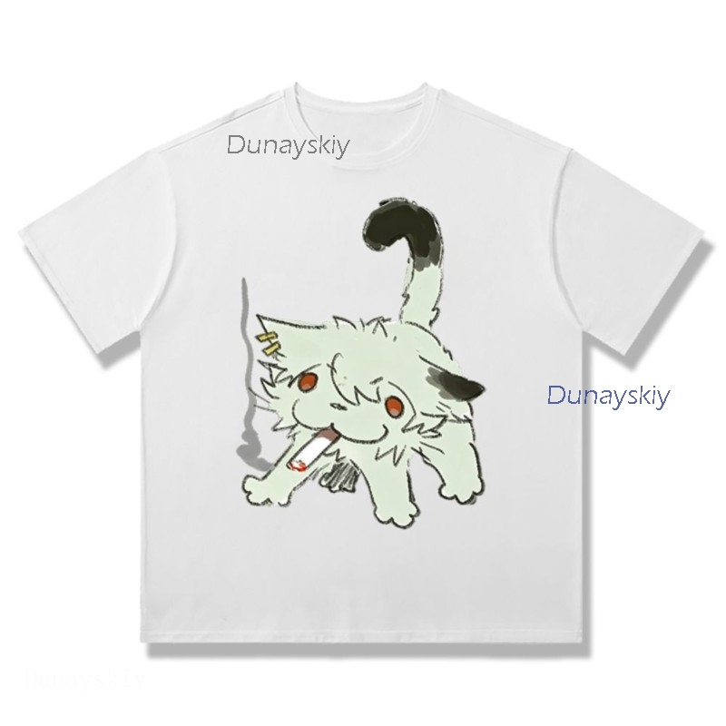 YesOk Chainsmoker Cat Yaniko S – Anime Merchandise T-Shirts Bewertung und Preis