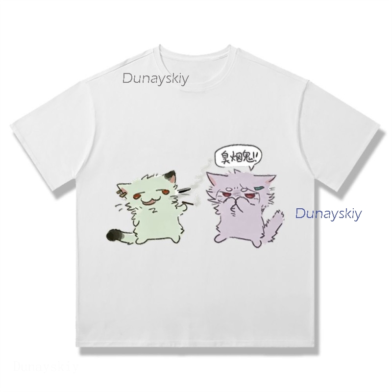YesOk Chainsmoker Cat Yaniko S – Anime Merchandise T-Shirts Bewertung und Preis