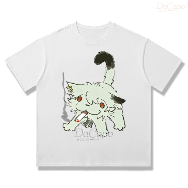 Chainsmoker Cat Yaniko Satou N – Anime Merchandise T-Shirts Bewertung und Preis