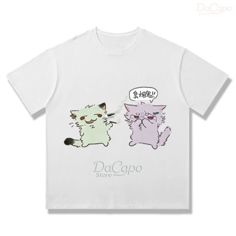 Chainsmoker Cat Yaniko Satou N – Anime Merchandise T-Shirts Bewertung und Preis