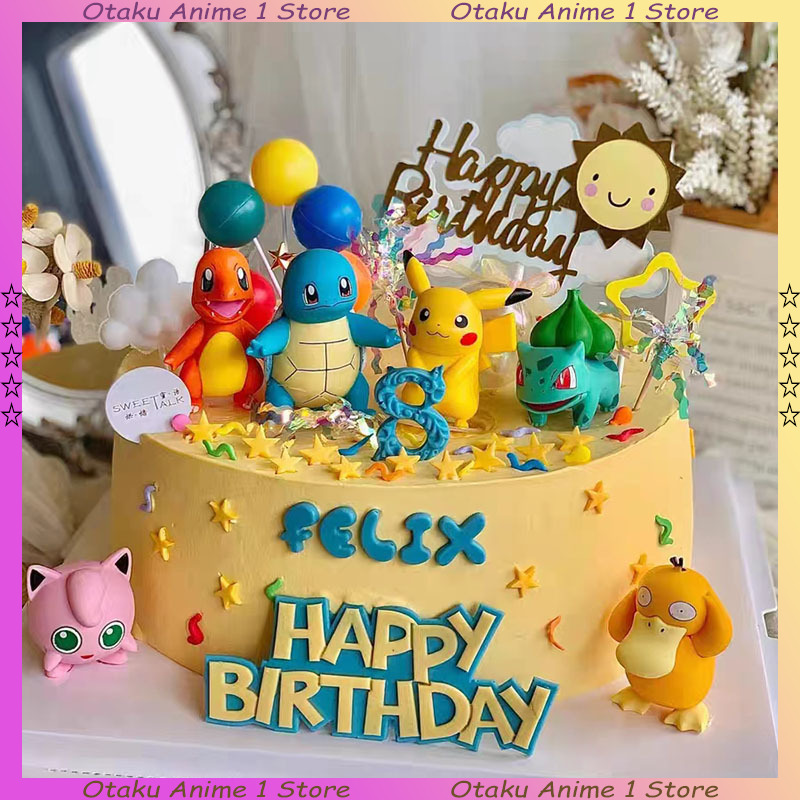 13 TEILE/SATZ Pikachu Kuchen T – Pokemon Anime Merchandise Bewertung und Preis